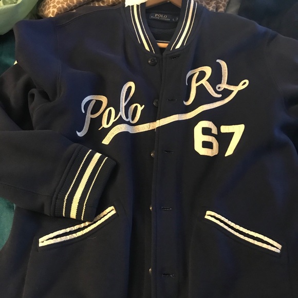 Lg blue polo RL jacket - Picture 1 of 6